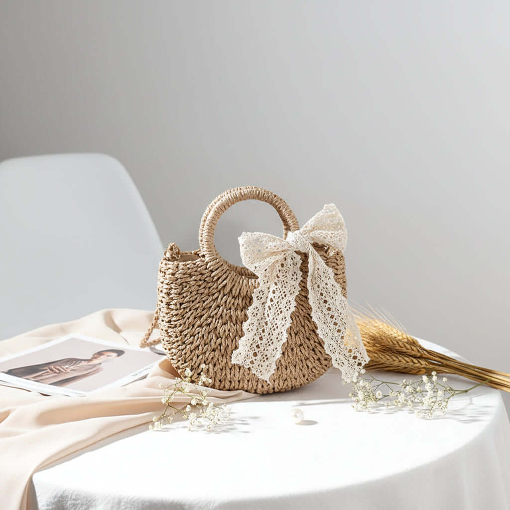 Hand woven crossbody bag for women Small Bag for Women