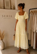 Robe longue brodée